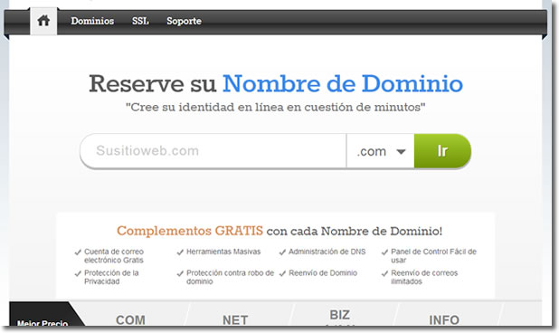 Registro de Dominios